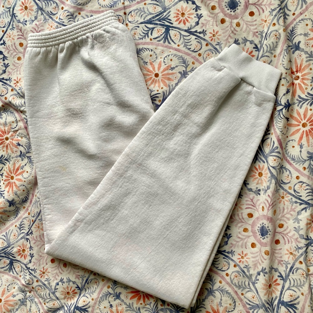 White Joggers